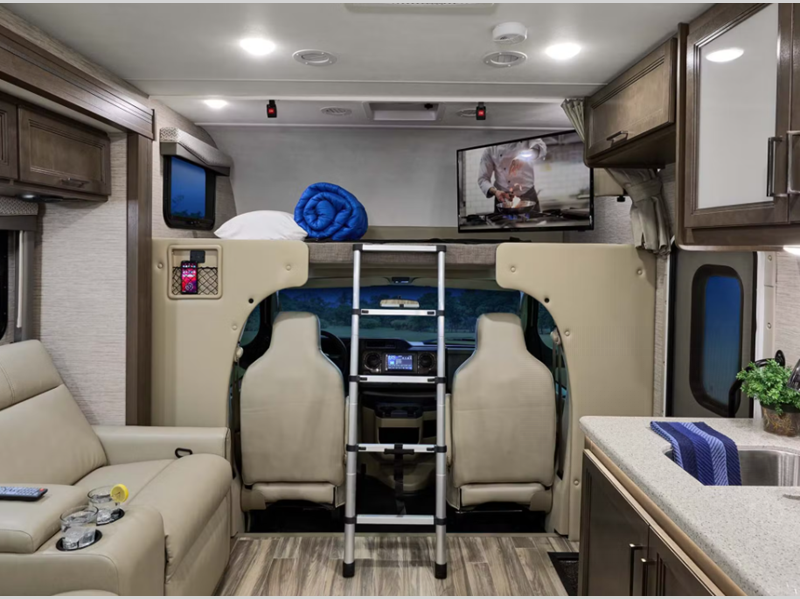 class C motorhome interior